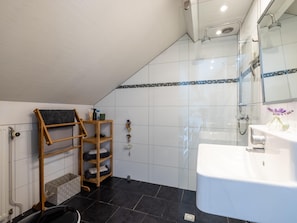 Shower, hair dryer