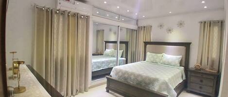 3 habitaciones, tabla de planchar con plancha y wifi gratis