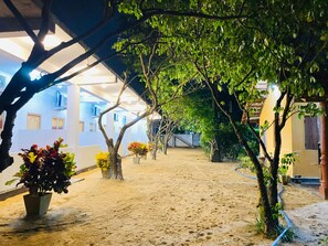 Façana frontal de l'allotjament