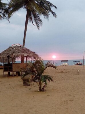 Plage, sable blanc