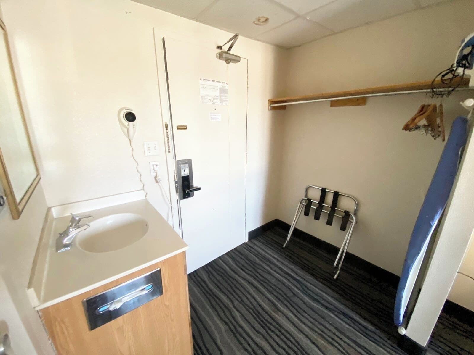 Free toiletries, hair dryer, towels, soap