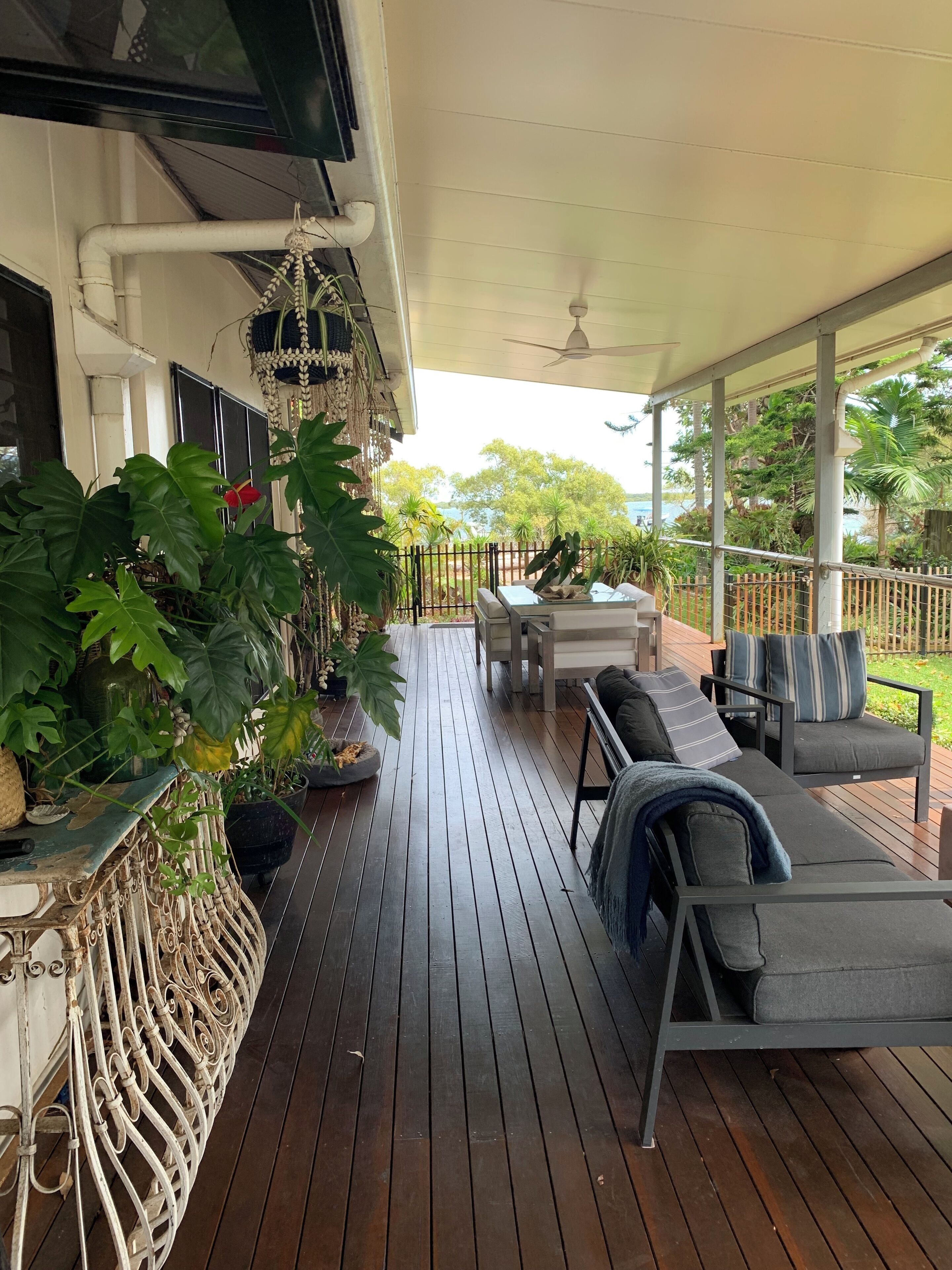 Expansive decks to relax and dine