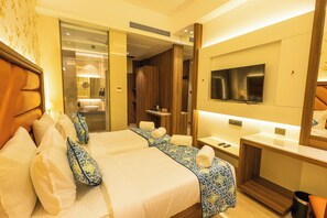 Superior Twin kamer | Een minibar, een kluis op de kamer, een strijkplank/strijkijzer