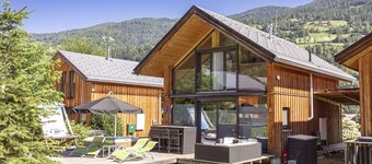 Attractive chalet with hot tub