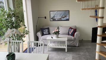 Familien-FerienhĂŒtte, Meerblick | Wohnbereich