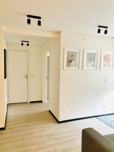 Cozy1-bedroom apartment in Vilnius City Center,1st floor, private entrance