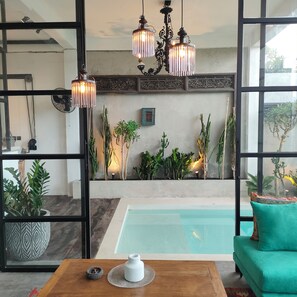 Villa, 2 Bedrooms, Private Pool | Living area