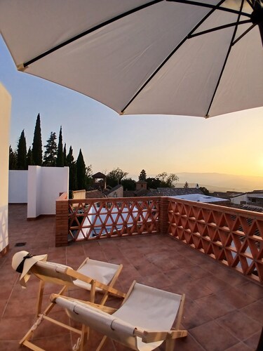 Rural house "El mirador del Valle" with fireplace in Granada