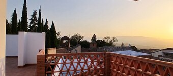 Casa rural "El mirador del Valle" con chimenea en Granada