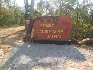 Majoituspaikan julkisivu