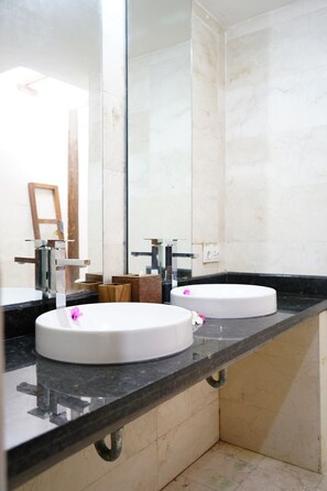 Villa, 3 Bedrooms, Private Pool | Bathroom | Bathrobes
