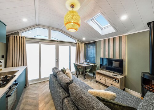 1 chambres à coucher à Snainton Luxury Lodges