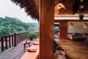 Luksusbungalow, 3 soverom, balkong, fjellutsikt | Balkong