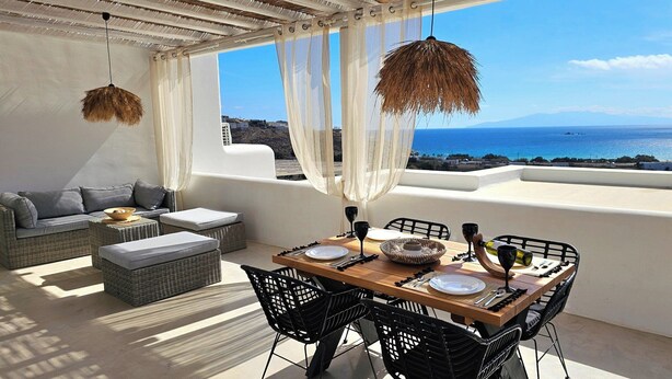 Terrace/patio - Mykonos4Islands Seaside Homes and Suites (Mykonos)