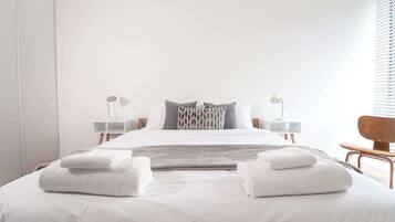 2 bedrooms, iron/ironing board, travel crib, WiFi