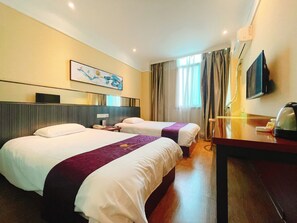 Chambre avec lits jumeaux | Wi-Fi gratuit