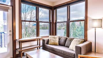 TV, fireplace, stereo, offices