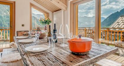 Luxus-Duplex 12 Pers, 5 Zimmer, 4* Champagny, Parkplatz, WiFi, atemberaubende Aussicht