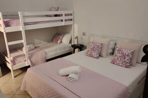 1 bedroom, travel cot, free WiFi, bed sheets