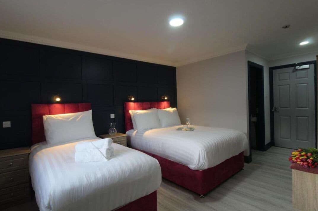 Habitación familiar | Escritorio, espacio para trabajar con un portátil, wifi gratis