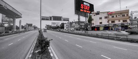 Façade de l’hébergement