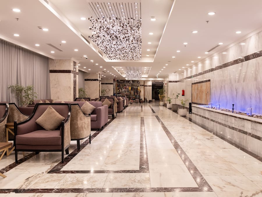Sala de estar en el lobby