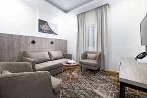 Executive Suite, 2 Bedrooms | Living area | TV - Alayam Elite Hotel (Makkah)
