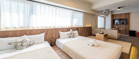 Soundproofing, free WiFi, bed sheets