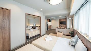 Soundproofing, free WiFi, bed sheets