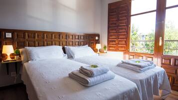 Economy Double Room, Garden View | Egyptian cotton sheets, premium bedding, down comforters