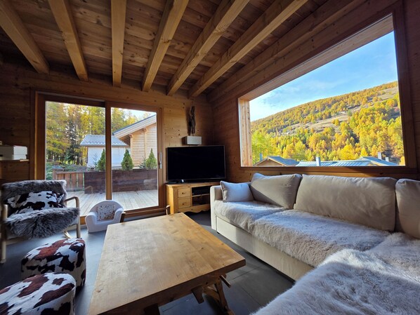 Smart TV, printers - La Tanière : Exceptional Alpine chalet with heated pool & sauna - 14 pers (Vars)
