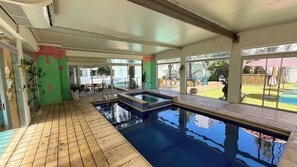 室內泳池、室外泳池