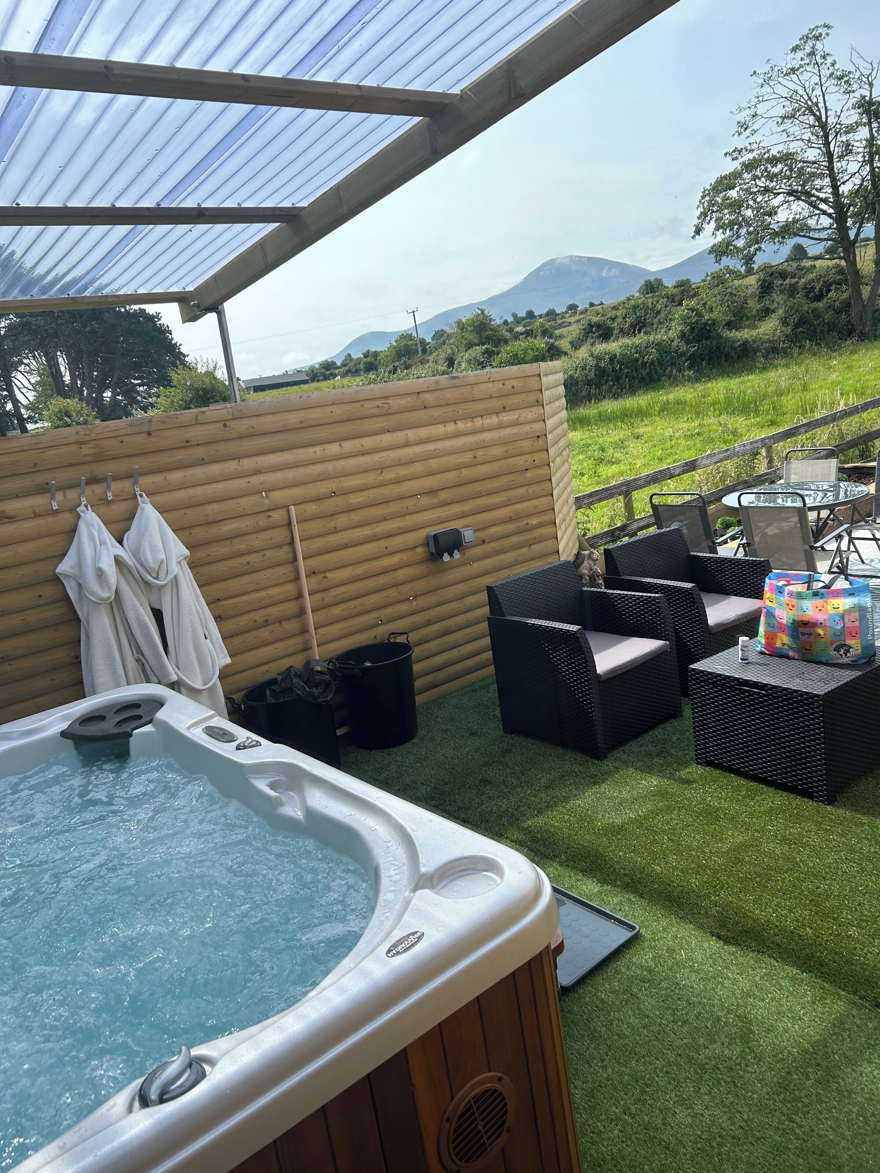 야외 스파 욕조