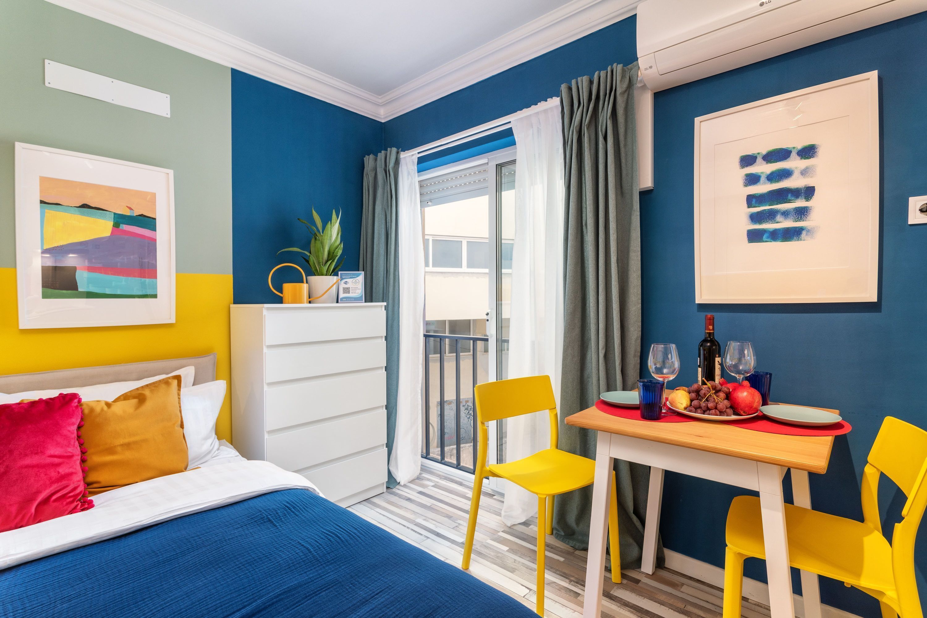 1 chambre, bureau, Internet