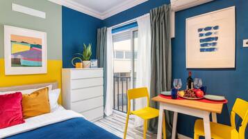 1 chambre, bureau, Internet