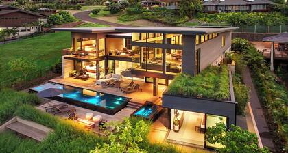 Architectural Stunner: Modern New Ocean-View Villa with Infinity Pool & Spa!