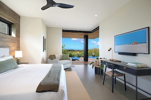 4 bedrooms, iron/ironing board, free WiFi, bed sheets - Architectural Stunner: Modern New Ocean-View Villa with Infinity Pool & Spa! (Koloa)
