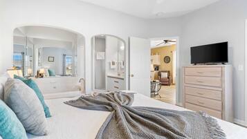 2 bedrooms, iron/ironing board, travel crib, WiFi