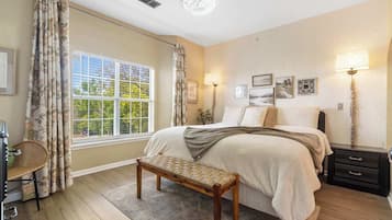 2 bedrooms, iron/ironing board, travel crib, WiFi