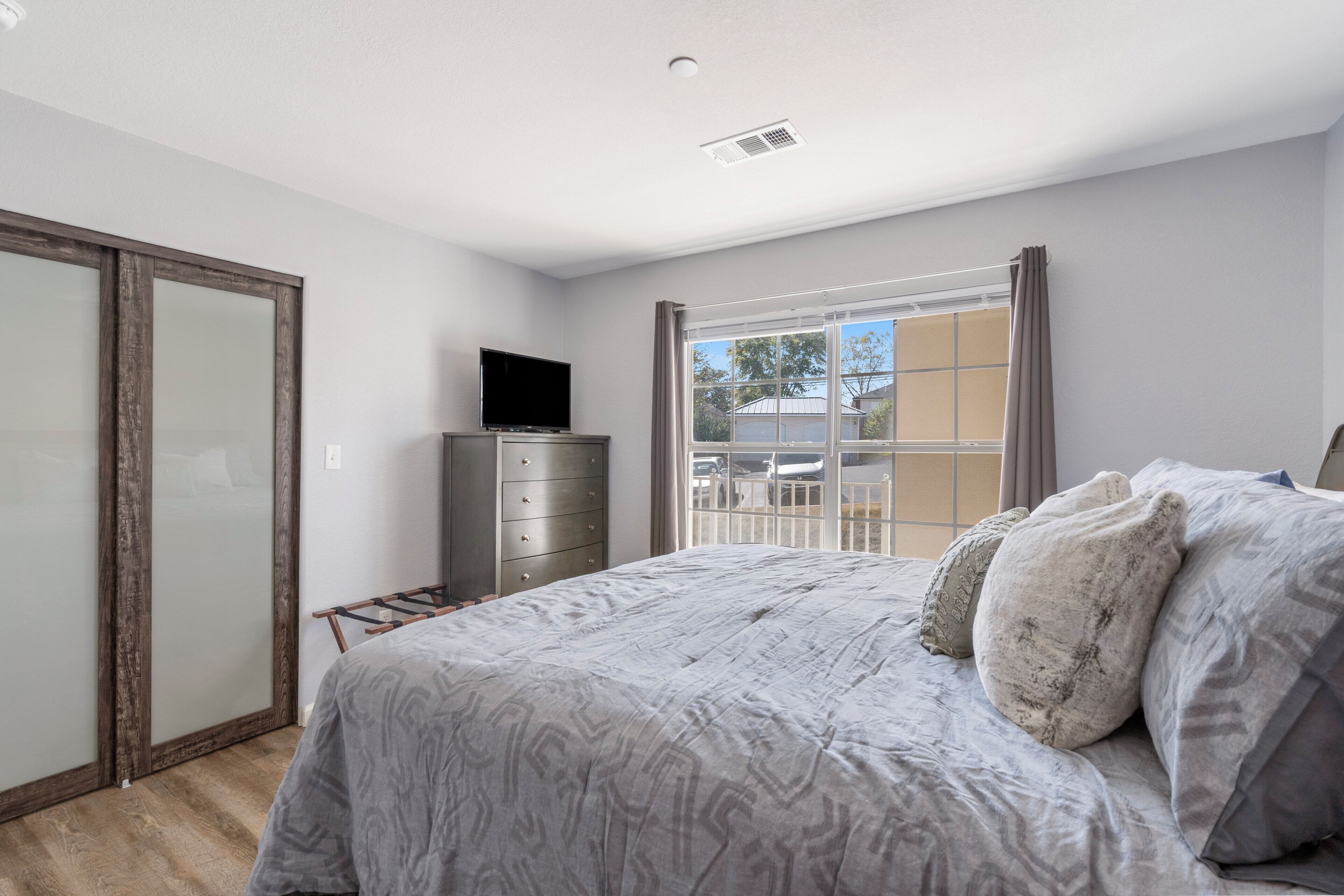 Bedroom 1 with King bed and Jack/Jill bathroom