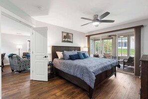 2 slaapkamers, een strijkplank/strijkijzer, reisbedje, wifi