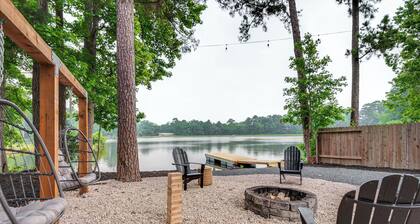 Montgomery Home w/ Pond Access, Fire Pit & More!