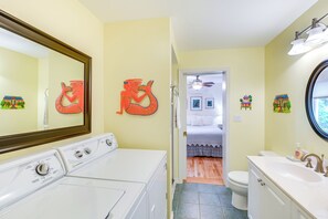 House (3 Bedrooms) | Interior - Coastal Branch Lake House w/ Dock & Game Room (Ellsworth)