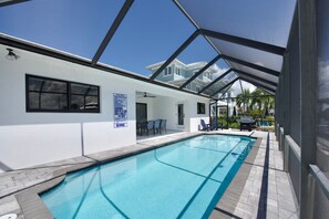 Una piscina riscaldata