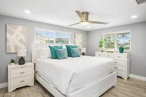 3 bedrooms, internet, bed sheets