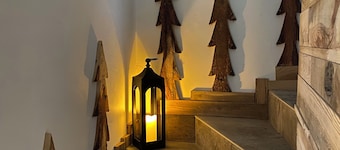 Character house in a very quiet area. Clim table soccer and ping pong.