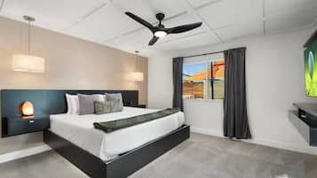 3 habitaciones, tabla de planchar con plancha, wifi y ropa de cama