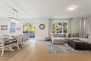 Villa, 5 Bedrooms | Living area | Smart TV - World Showcase At Windwood Bay By Shine Villas 5 Bedroom Villa (Davenport)