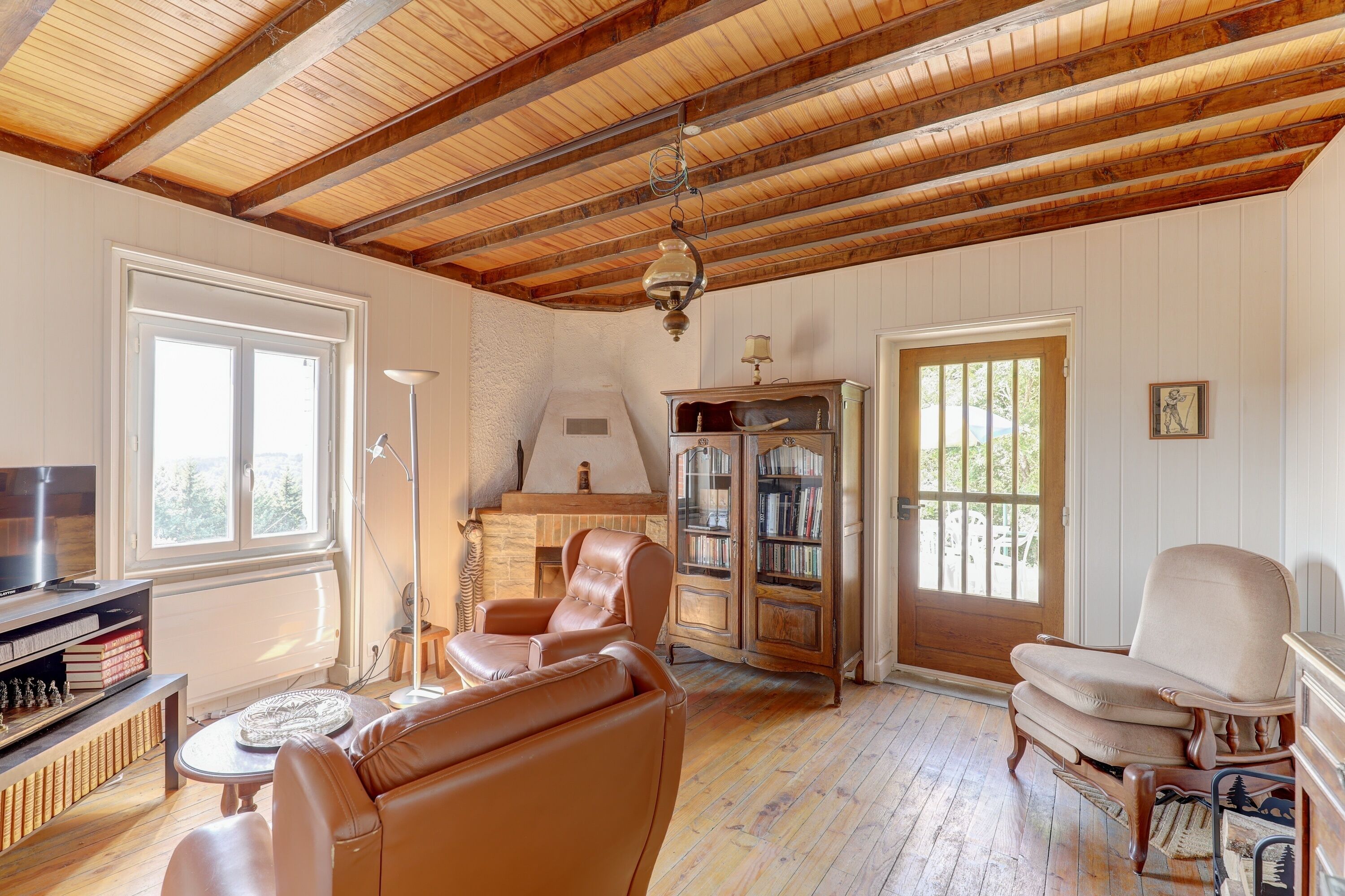 TV, fireplace, DVD player