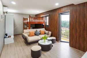 家庭房 | 防过敏的被褥、迷你吧、隔音、免费 WiFi